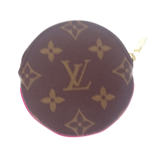 Louis Vuitton Bears on Skis Round Coin Purse Xmas Animation TA3188