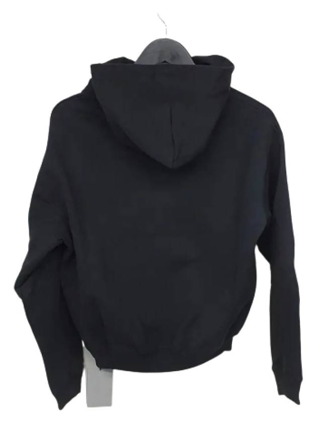 Luxury Balenciaga  Gymwear Logo Cotton Hoodie Black