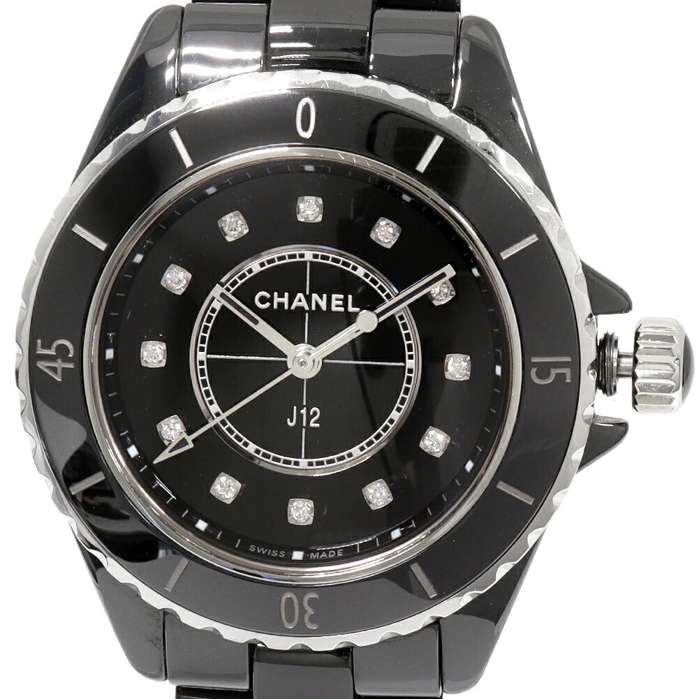 Chanel Black Ceramic J12 Watch H5701