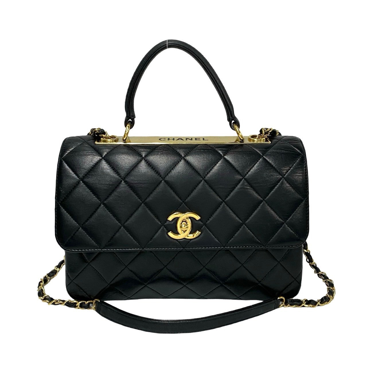 Chanel Matelassé Lambskin 2way Shoulder Handbag