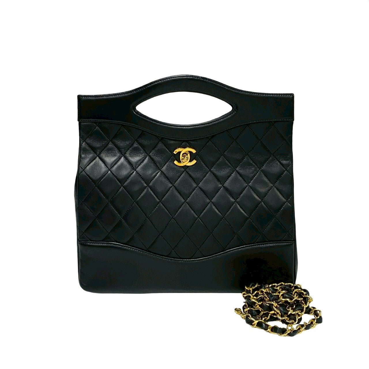Chanel Coco Mark Leather 2way Bag
