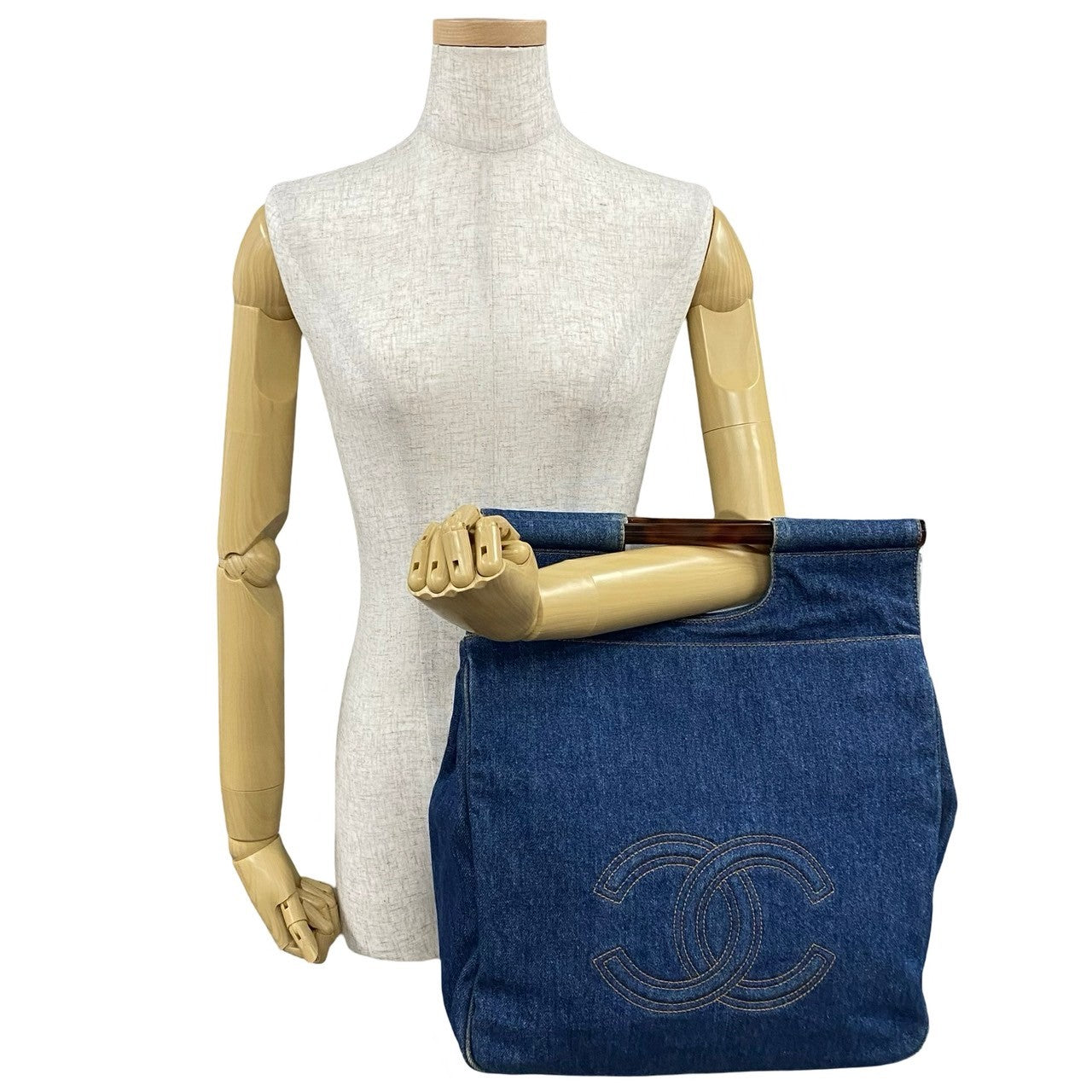 Chanel Coco Mark Denim Handbag