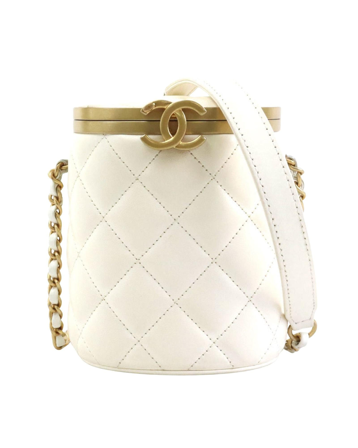 Chanel Vanity Case Quilted Leather