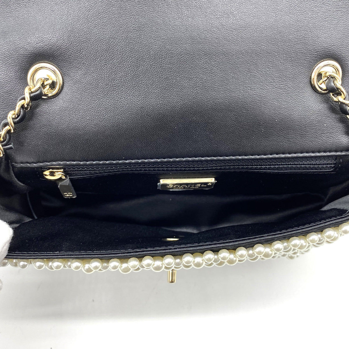 Chanel Pearly Mini Classic Flap Bag