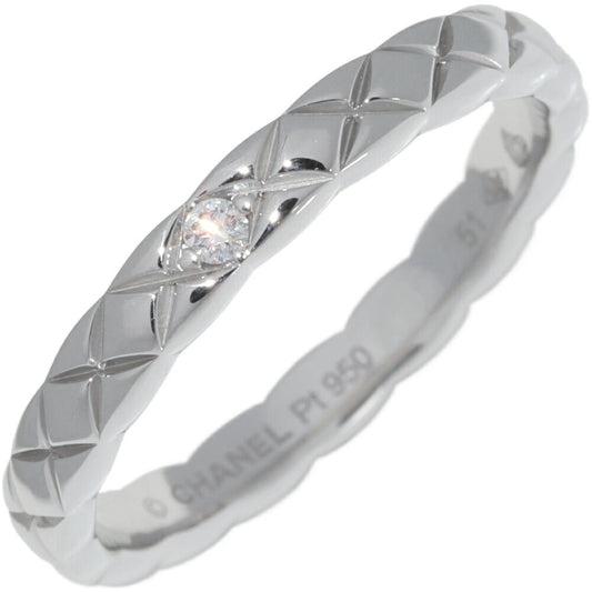 Chanel Coco Crush Pt950 Diamond Ring Size 10.5