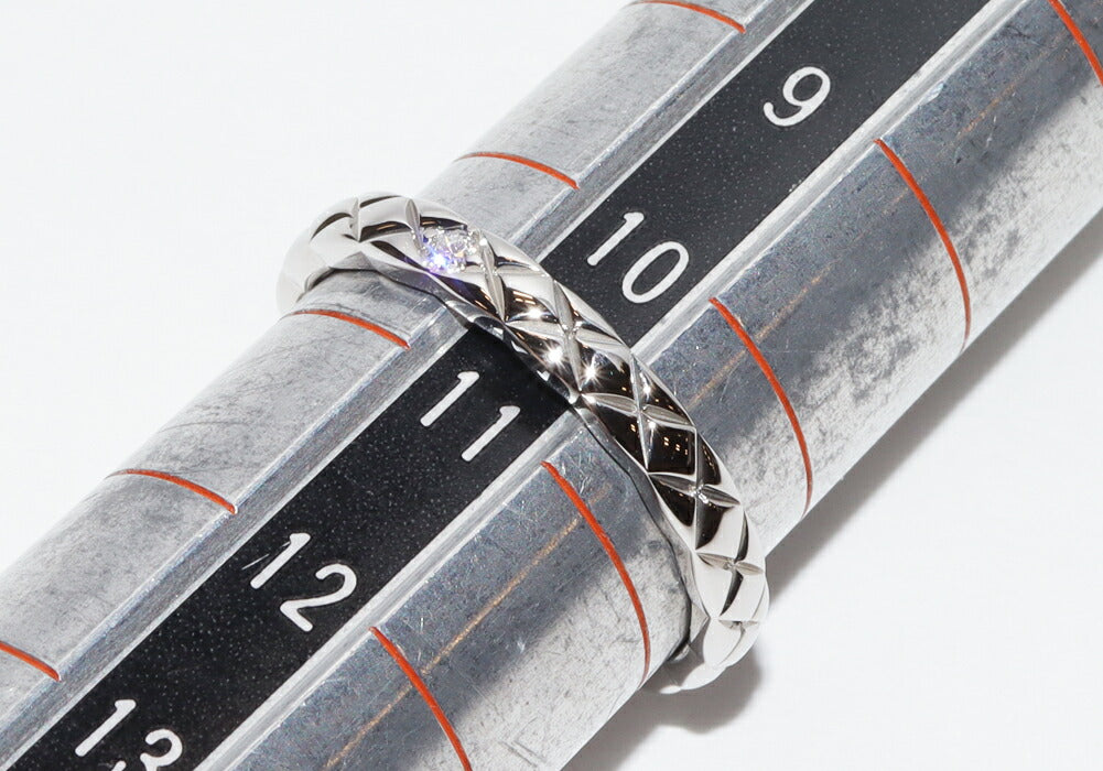 Chanel Coco Crush Pt950 Diamond Ring Size 10.5