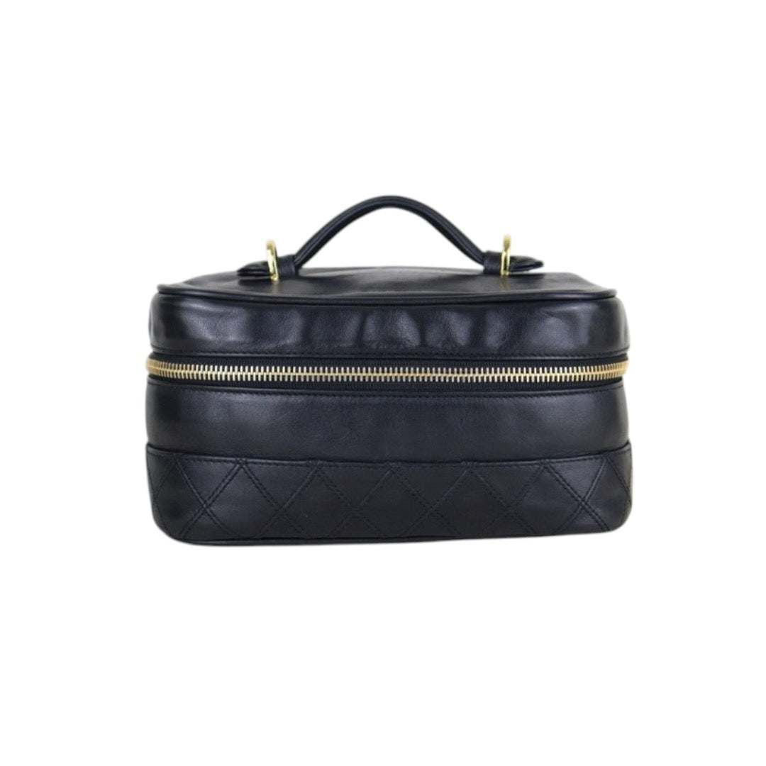 Good ( Rank AB)｜ CHANEL Lamb Skin Vanity Handbag  Made In 1989～1991Year ｜H24112502