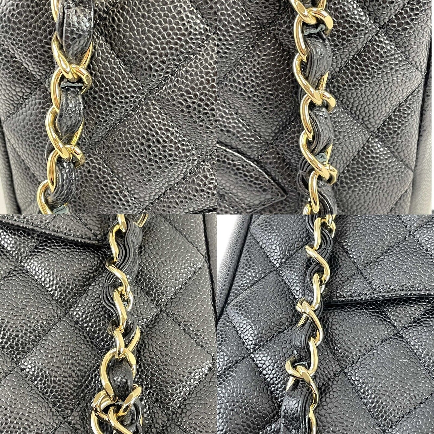 Top Quality Chanel New Petite Shopping Tote Caviar PST 2016 Black Handbag