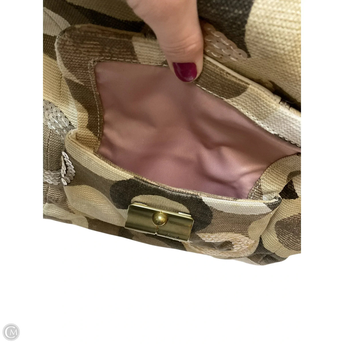 Handbag Designer By Coach, Size: Large