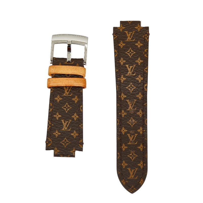 Louis Vuitton Monogram Tambour Horizon Belt Other Small R15134 Brown Leather Men LOUIS VUITTON