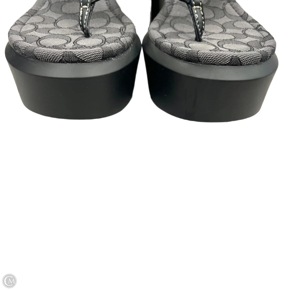Sandals Designer By Coach In Black, Size: 7
