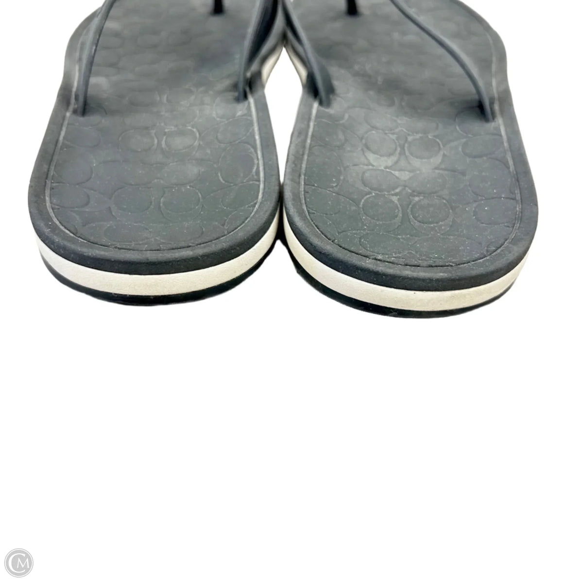 Sandals Designer By Coach In Black, Size: 8