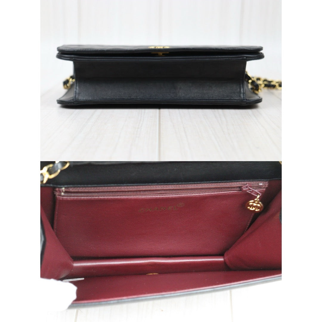 Very Good ( Rank A)｜ CHANEL Matrasse Lamb Skin Chain Bag Made in 1996-1997 Year｜24050627