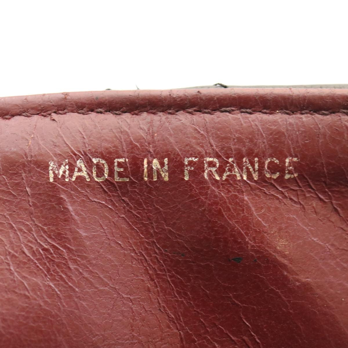 Top Quality Chanel Lamb Skin Matelasse Chain Shoulder Bag Black CC Auth 25810A