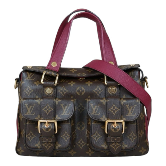 Very Good ( Rank A)｜ LV Monogram Manhattan Tote Bag With Shoulder Bag｜S24100202