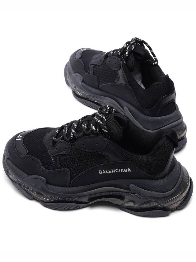 Luxury Balenciaga  Triple S Sneakers Clear Sole Black