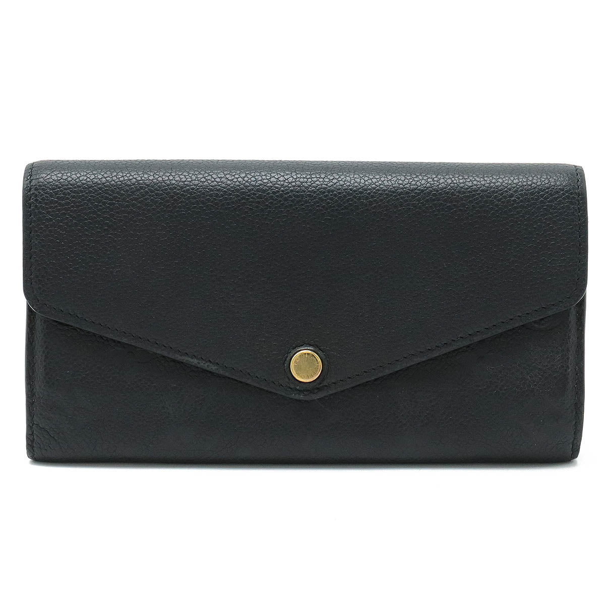 Louis Vuitton Monograms Portfolio Portfolio Sarah Two Folded Wallet Two Folded Wallet Leather Noir Black M61182