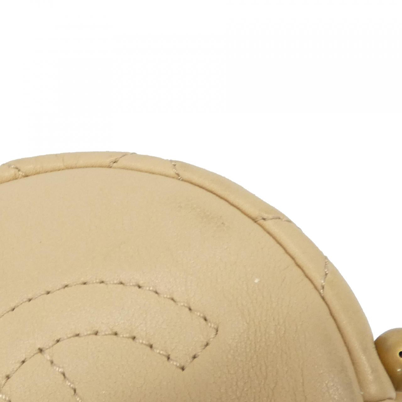 Chanel AS2529 Calfskin Faux Pearl Shoulder Bag