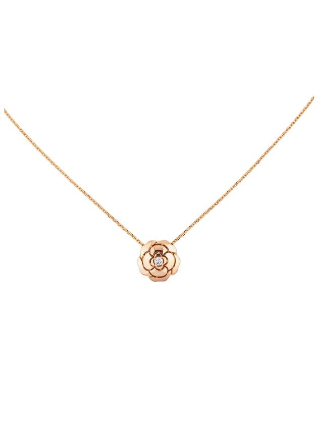 Extrait De Camelia 18K Necklace Pink Gold Chanel