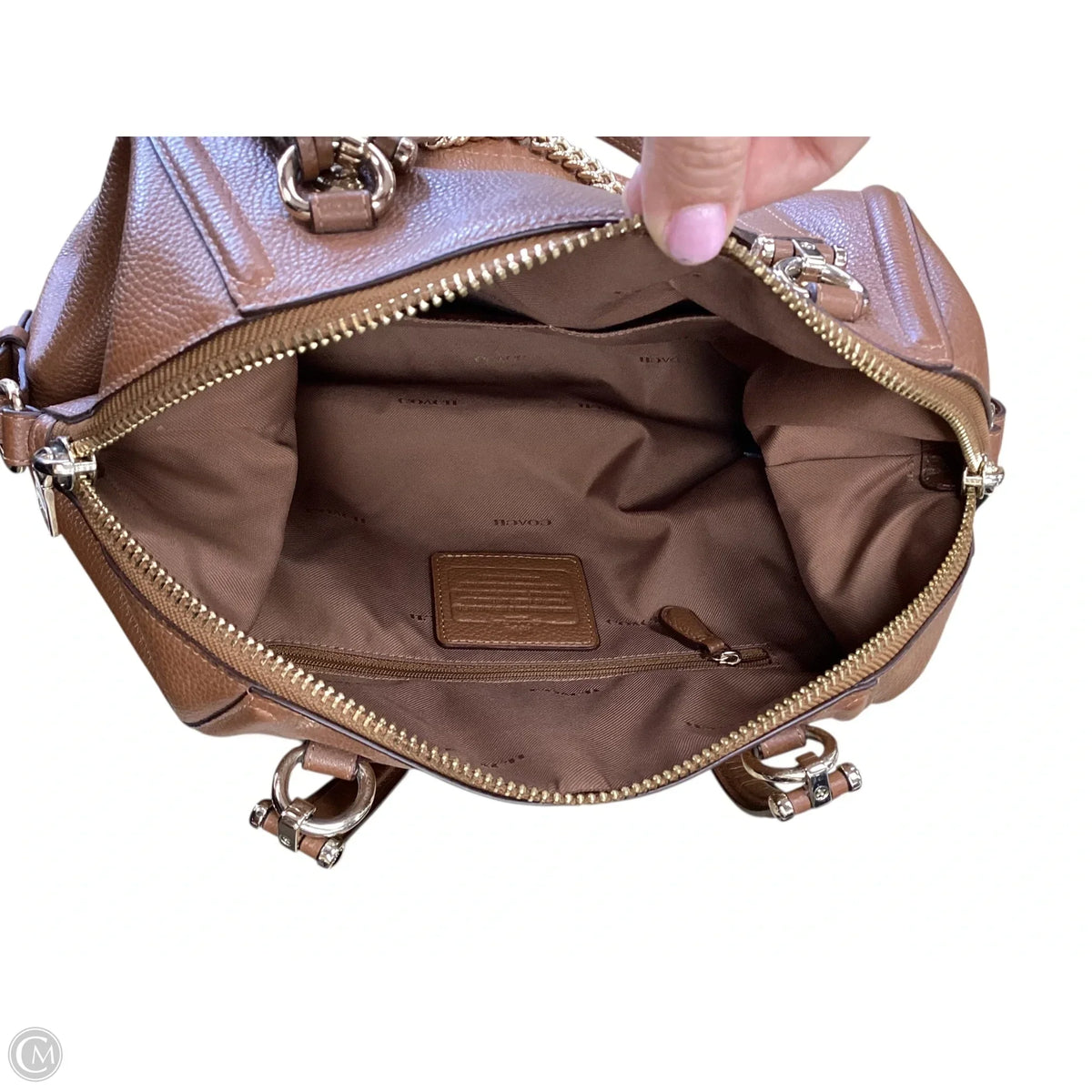 Handbag Designer By Coach, Size: Large