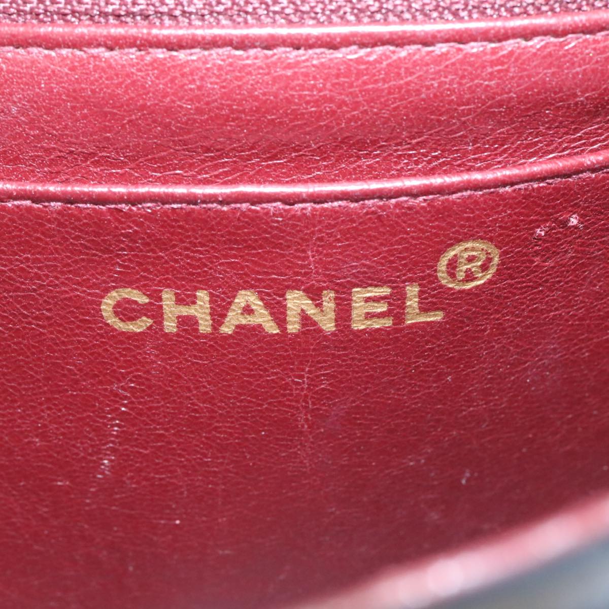 Top Quality Chanel Lamb Skin Double New Chain Shoulder Bag Black CC Auth 26207A