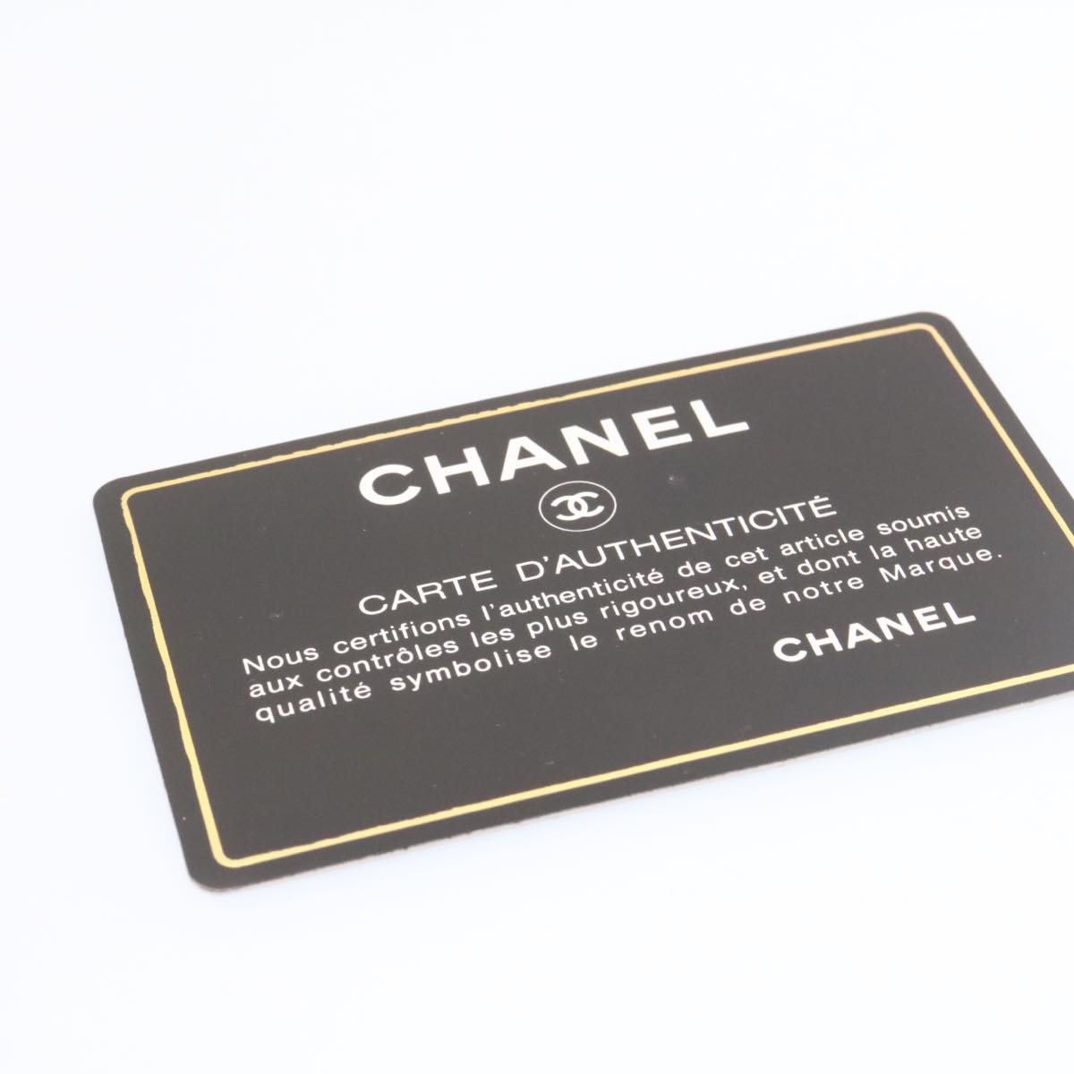 Top Quality Chanel Lamb Skin Double New Chain Shoulder Bag Black CC Auth 26207A