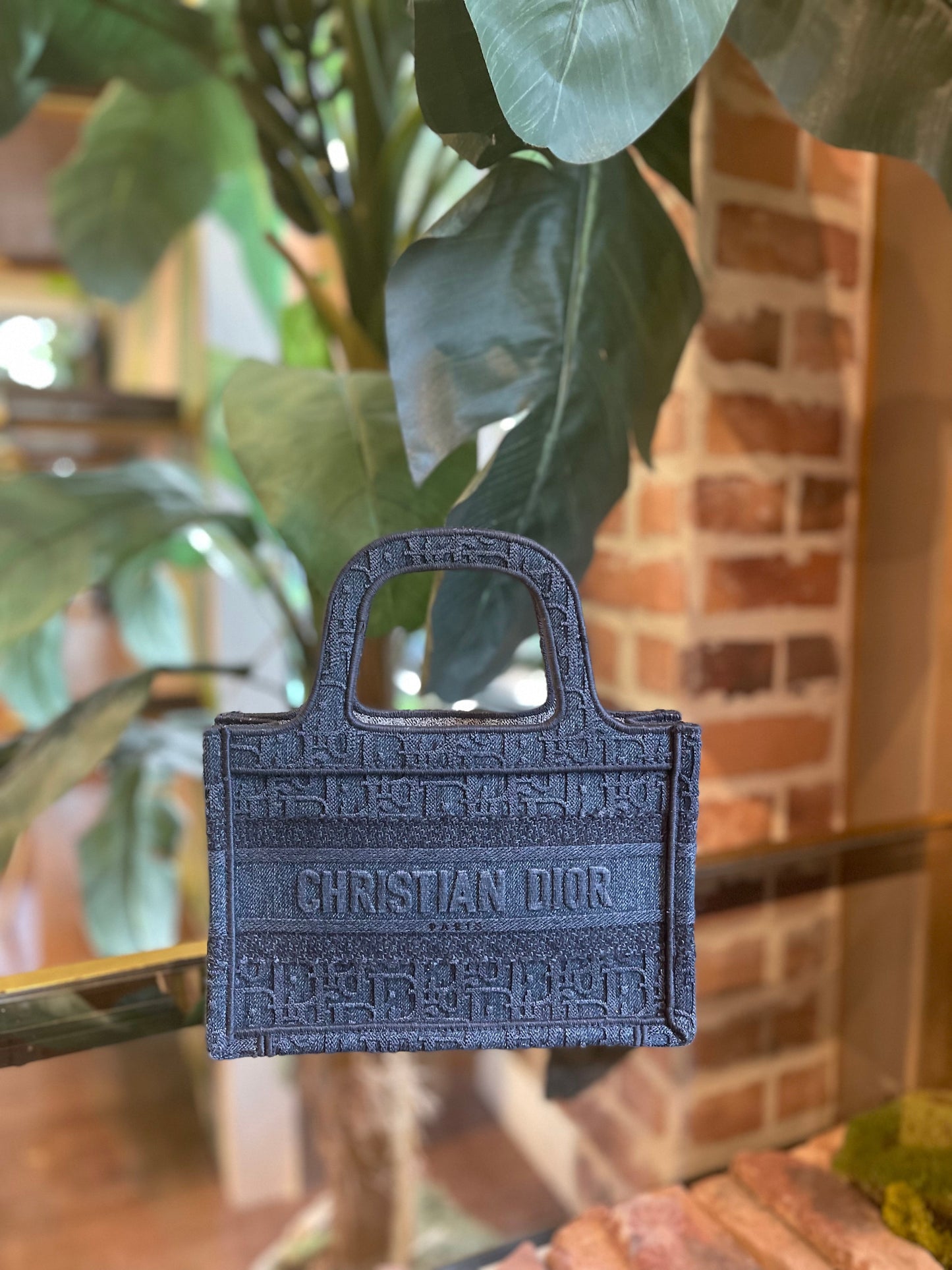 Dior Denim Mini Book Tote