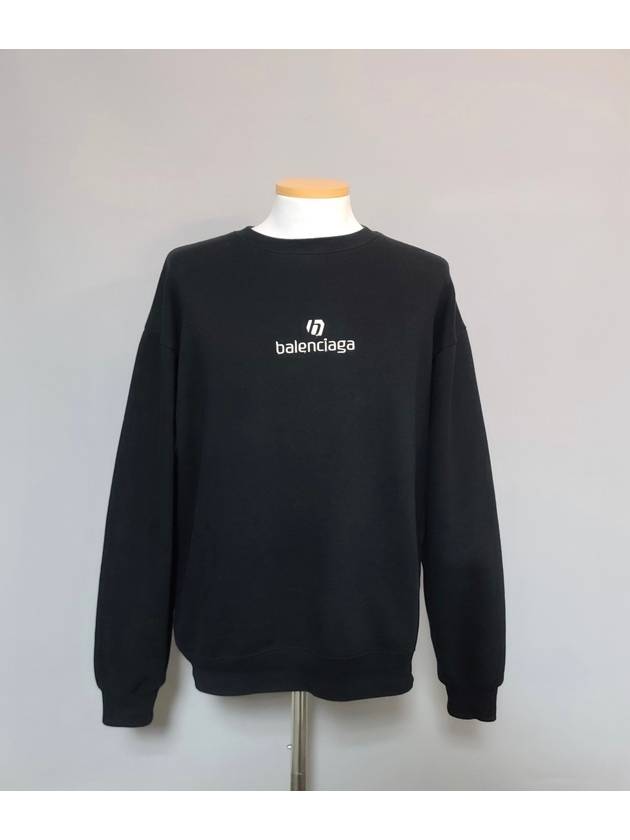 Luxury Balenciaga  embroidered logo sweatshirt 77