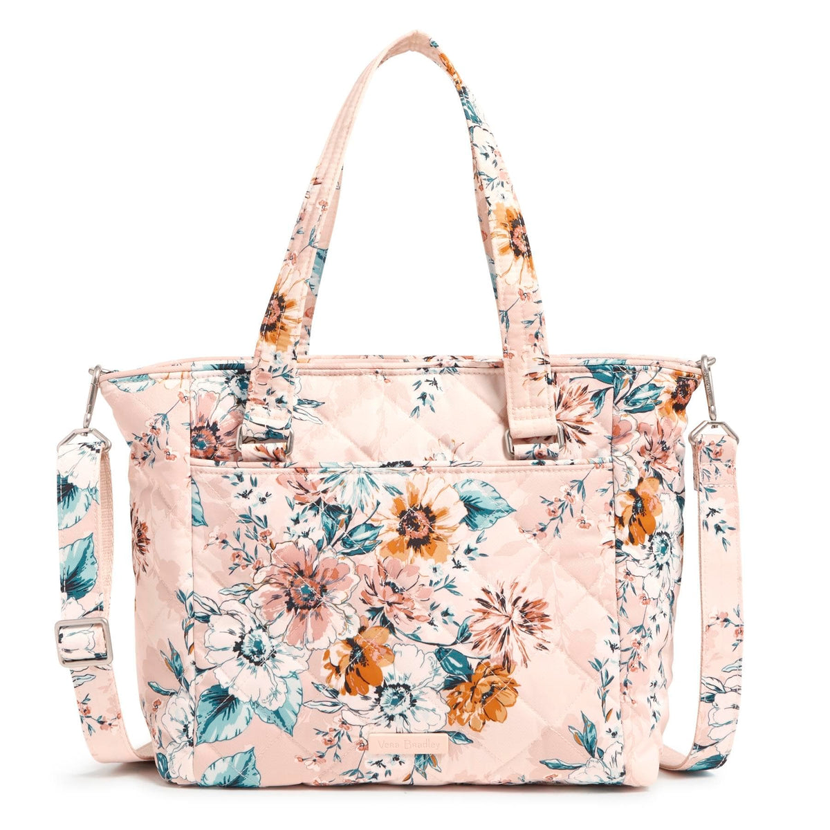 Multi-Strap Shoulder Bag-Peach Blossom Bouquet-Image 3-Vera Bradley