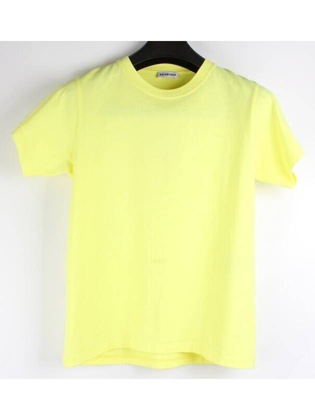 Luxury Balenciaga  Back logo neon short sleeve t shirt M