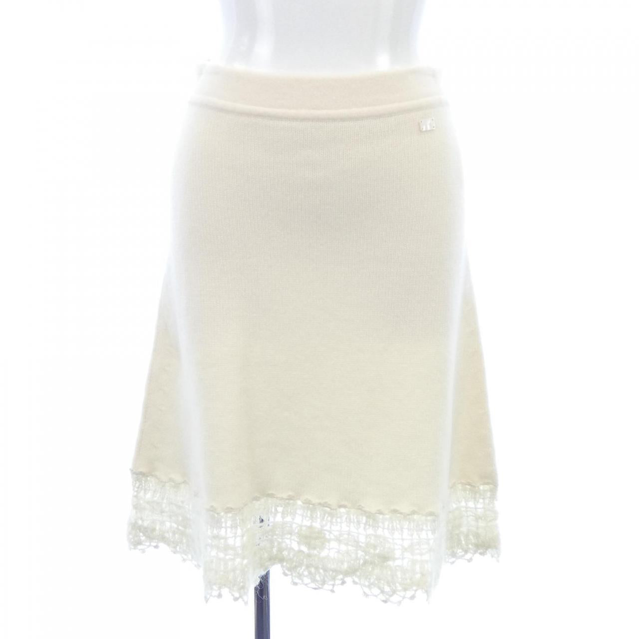 Chanel Cashmere Skirt