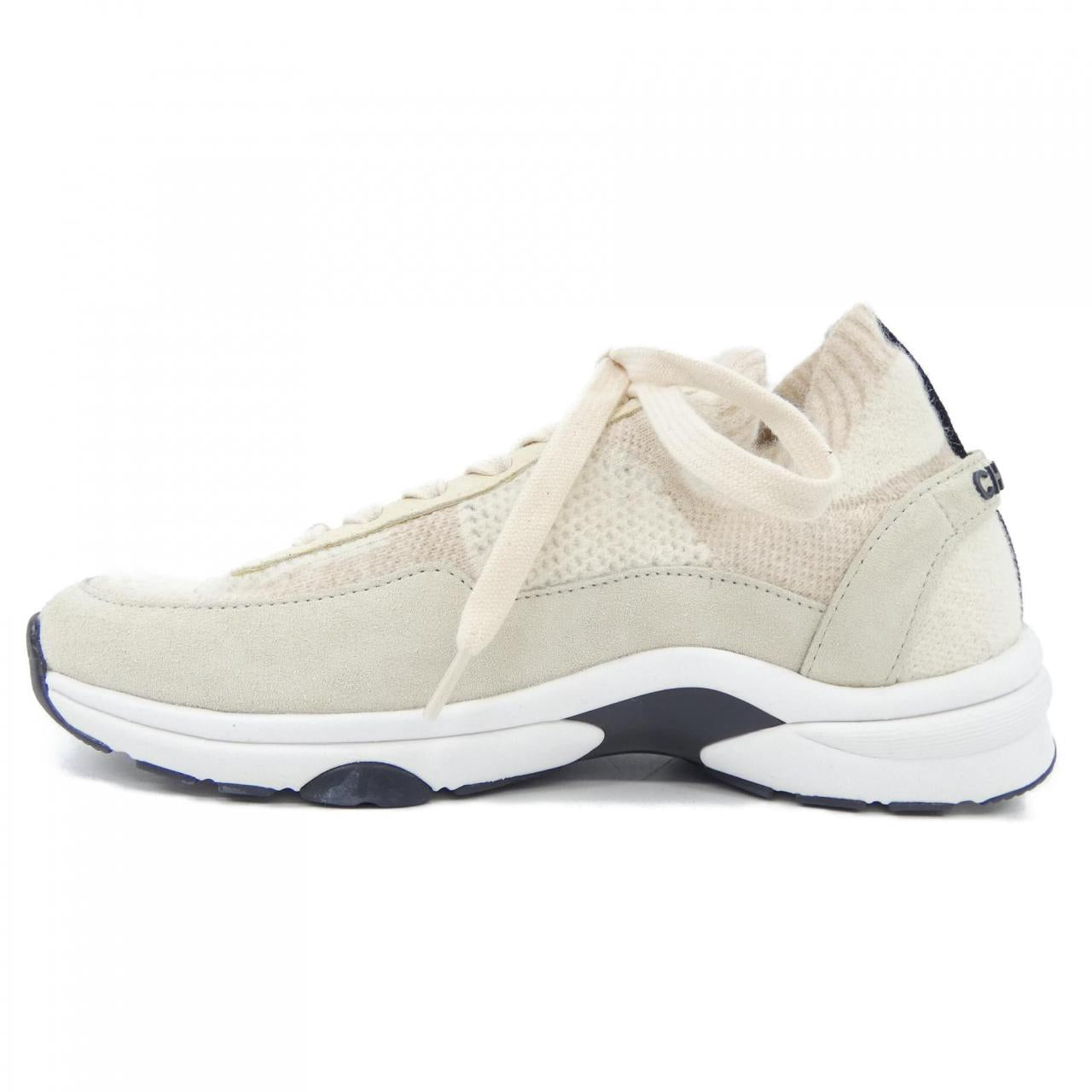 Chanel G38750B14071 Knit/Suede Calfskin Sneakers