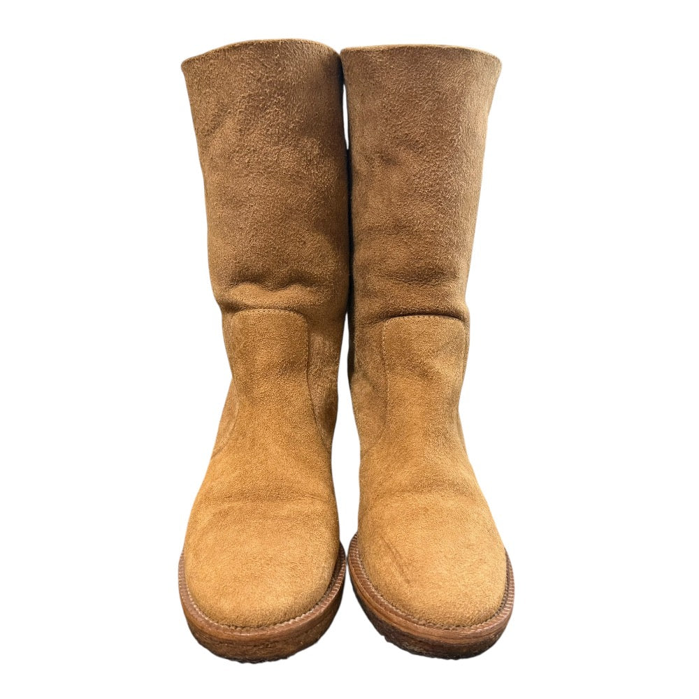 Chanel Coco Mark Shearling Short Boots