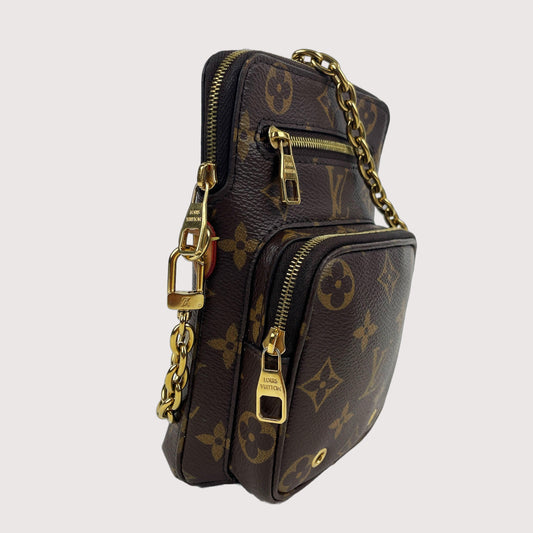 LOUIS VUITTON Monogram Utility Phone Sleeve Crossbody