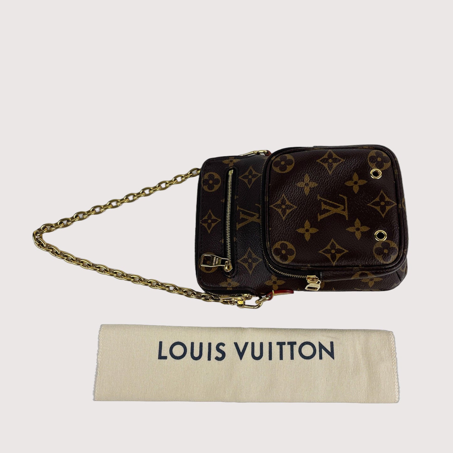 LOUIS VUITTON Monogram Utility Phone Sleeve Crossbody