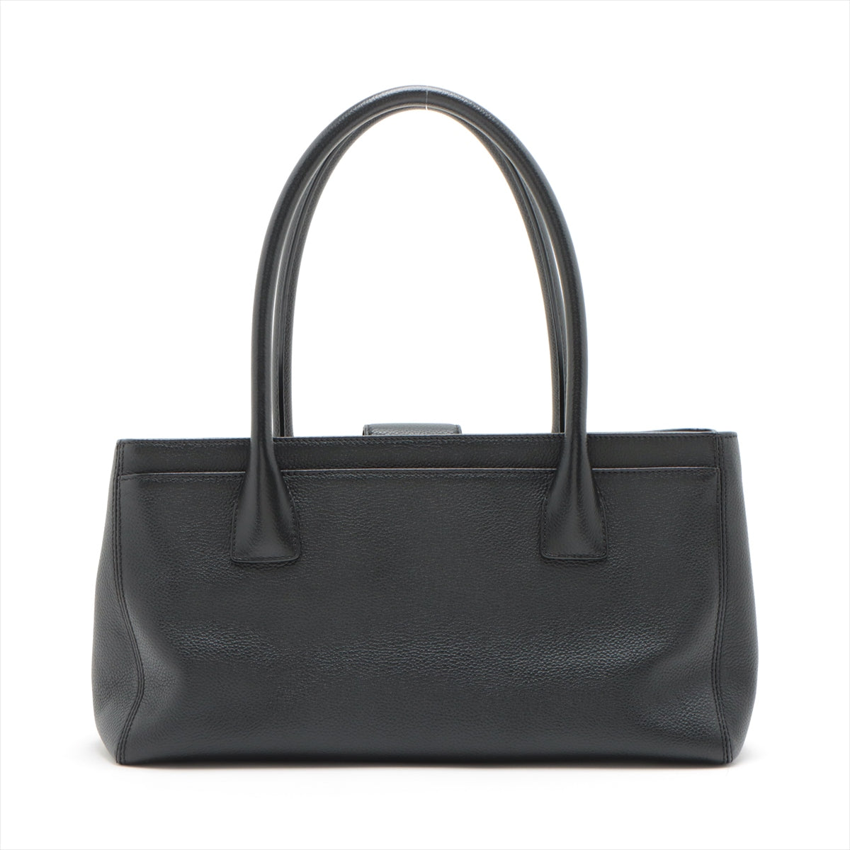 Chanel Executive Leather Tote Bag Black Gold  17th