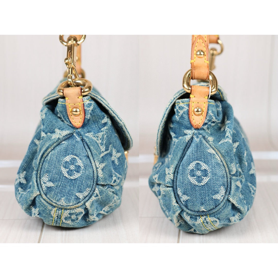 Rank AB ｜  LV Monogram Denim  Shoulder Bag  ｜S24080504
