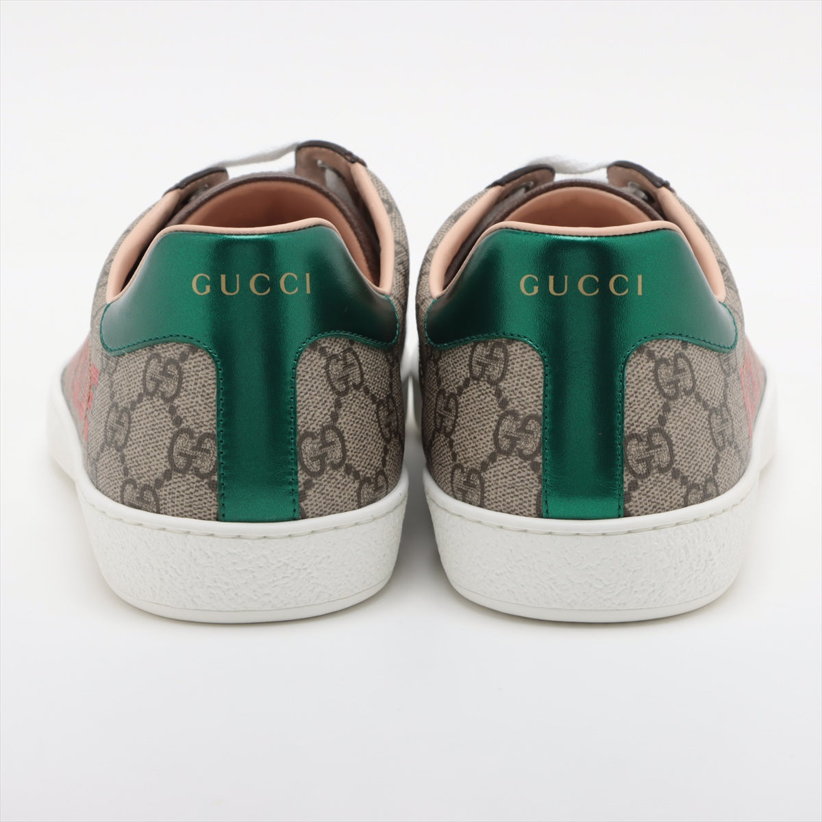 Gucci Ace Canvas Sneaker 10 Men Brown GG Supreme BOUTIQUE 623236 Box