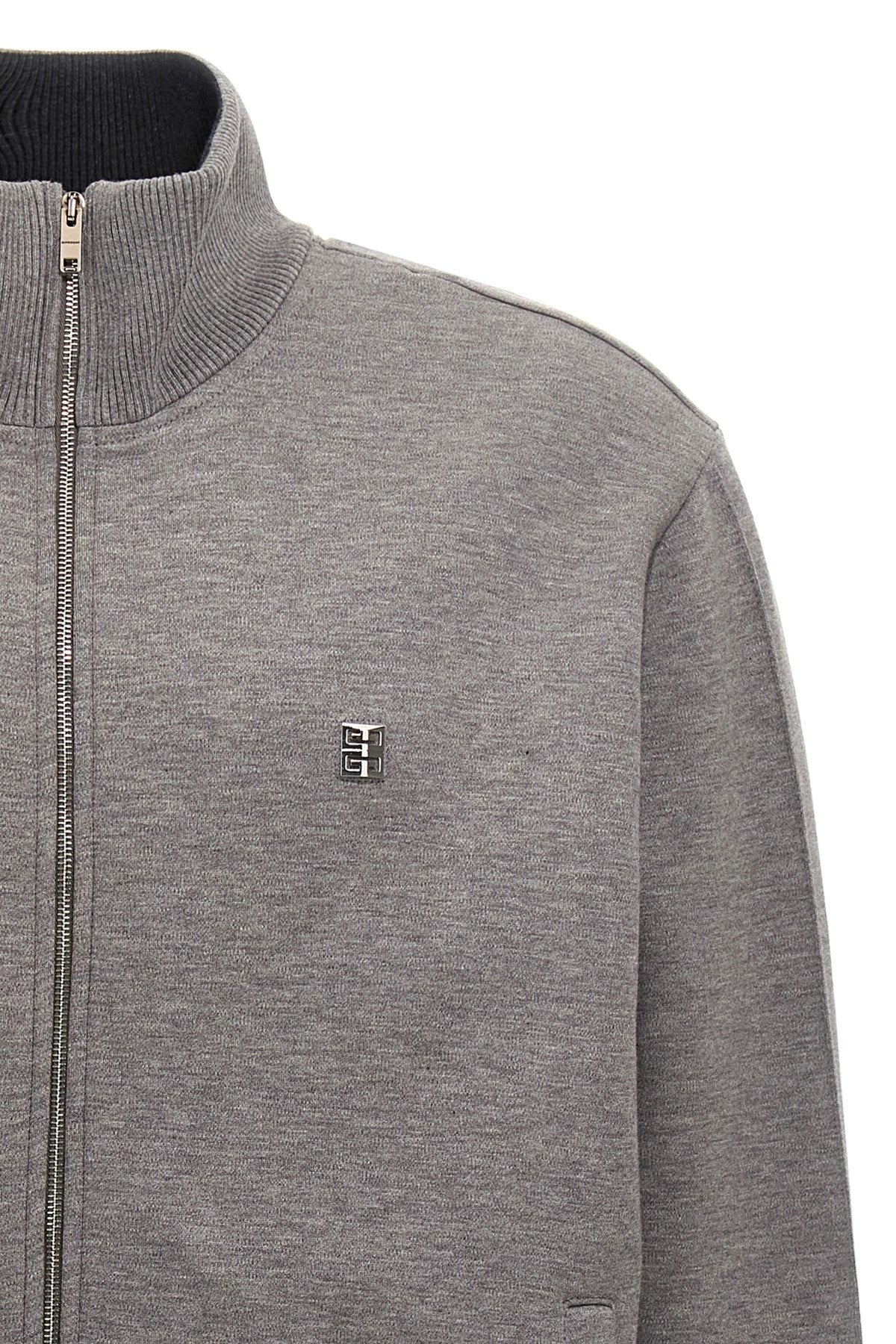 Givenchy Men Metallic Logo Sweatshirt