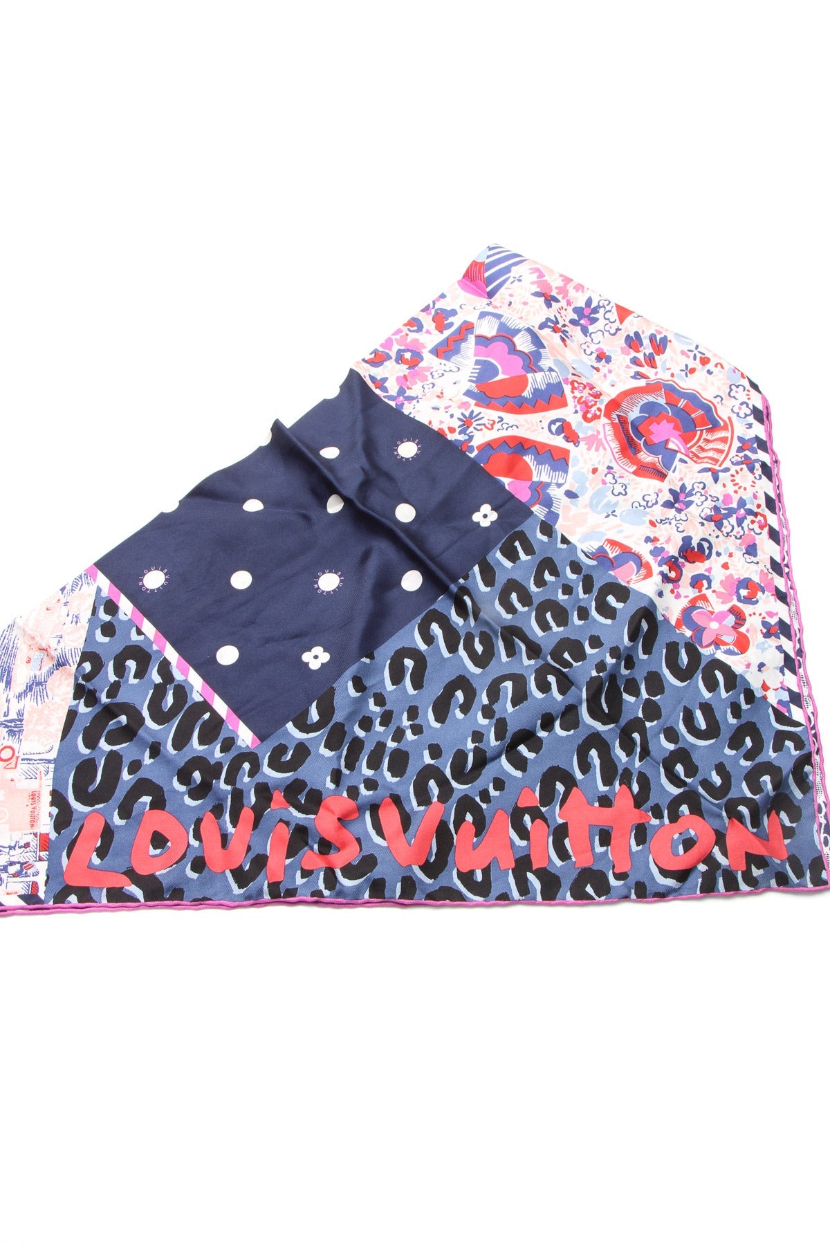 Bleu Lagoon Merveille Scarf with Vachetta Buckle
