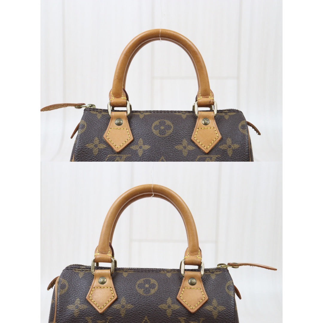 Rank AB ｜ LV Monogram Mini Speedy Handbag Wirh Shoulderstrap｜24061801