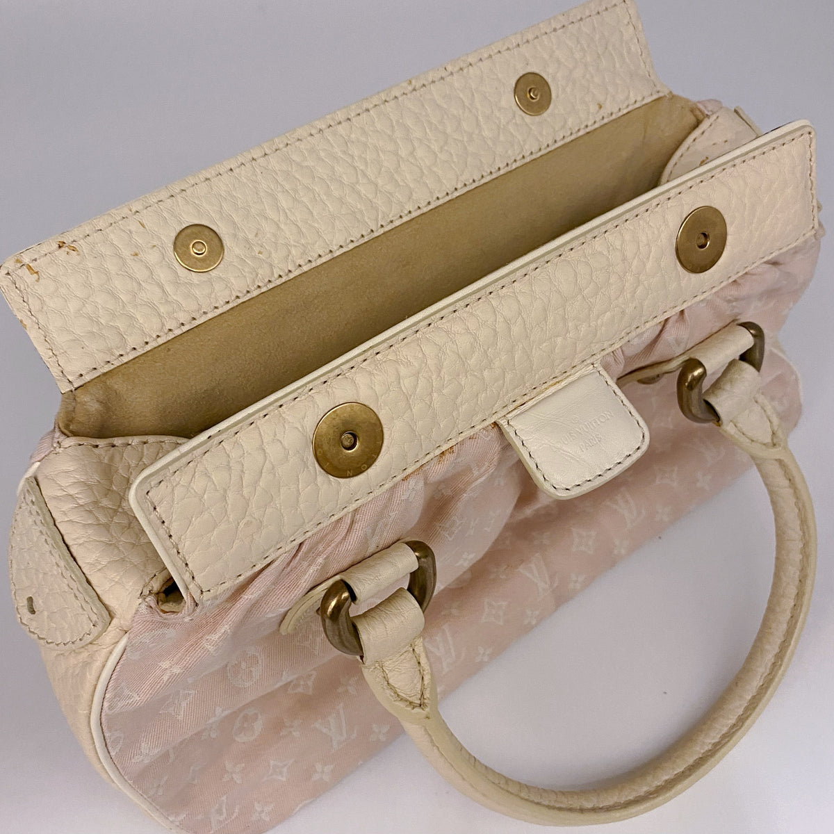 Louis Vuitton Pink Mini Lin Trapeze Handbag