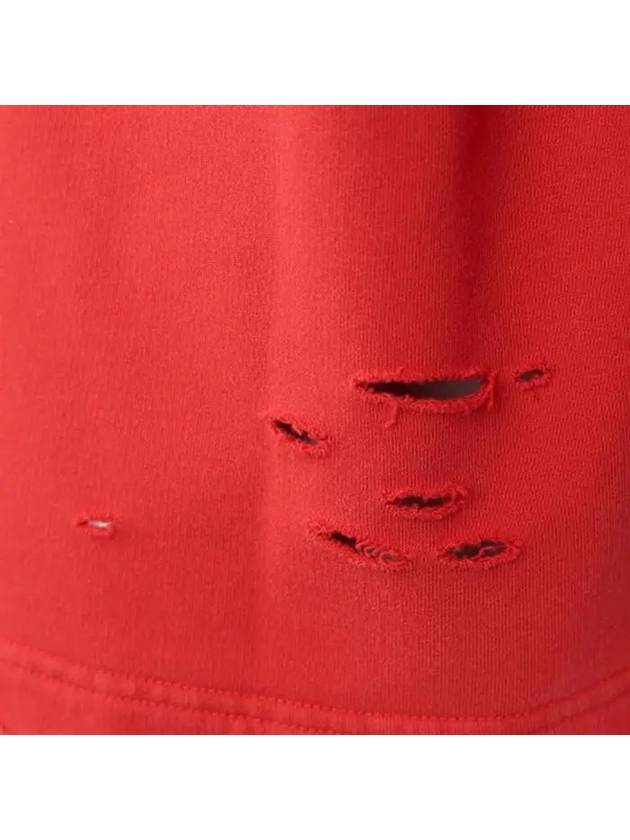 Luxury Balenciaga  BB Logo Hoodie Red