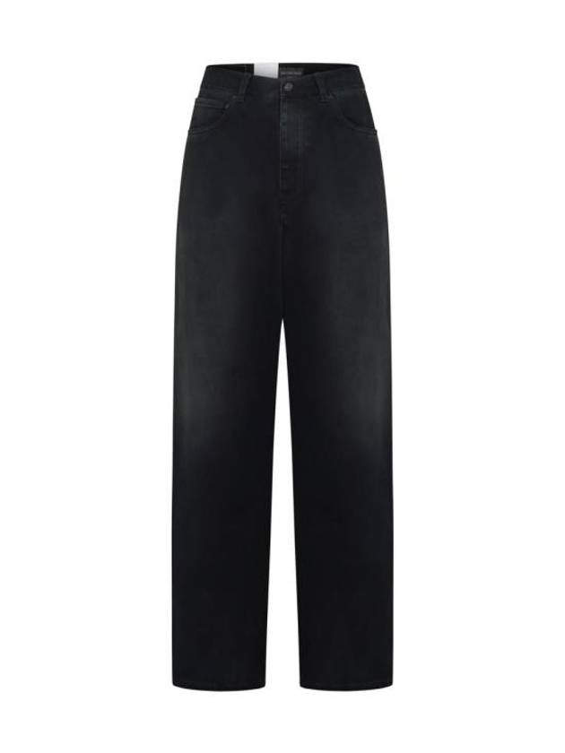 Luxury Balenciaga  Denim Straight Pants 767977TNW111672 SUNBLEACHED BLACK