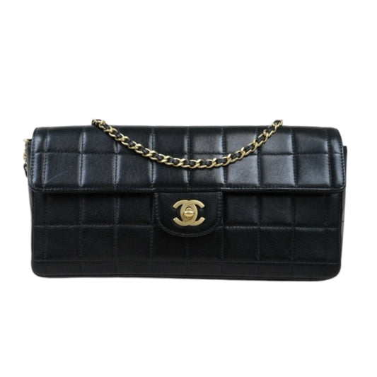 Good ( Rank AB)｜CHANEL Lambskin Baguette Black Chain Shoulder Bag  Made In 2000～2002Year｜25022016