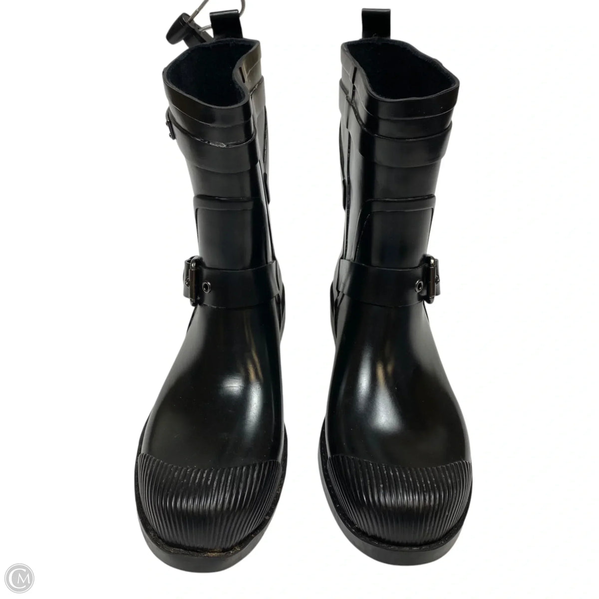 Boots Designer By Coach In Black, Size: 7
