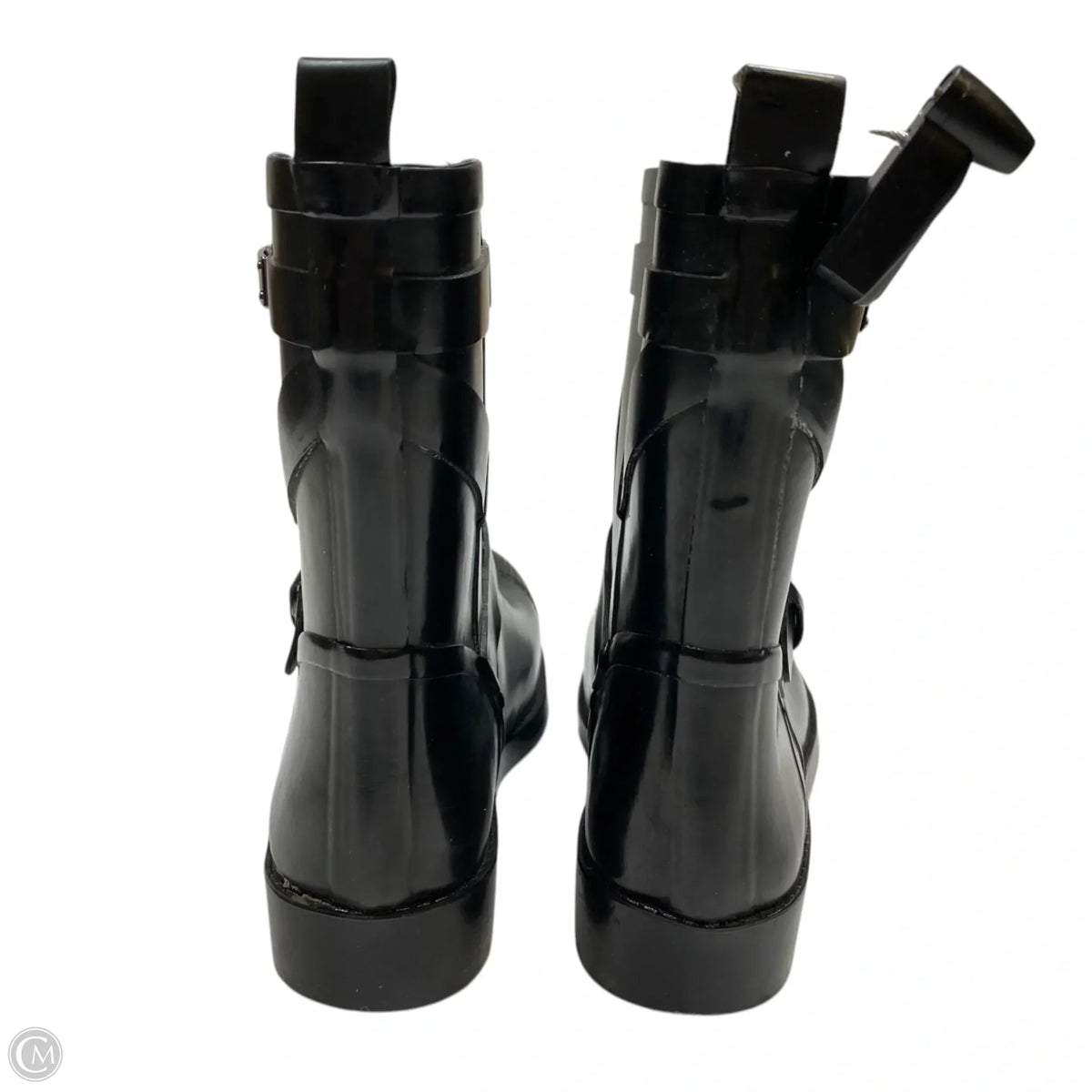 Boots Designer By Coach In Black, Size: 7