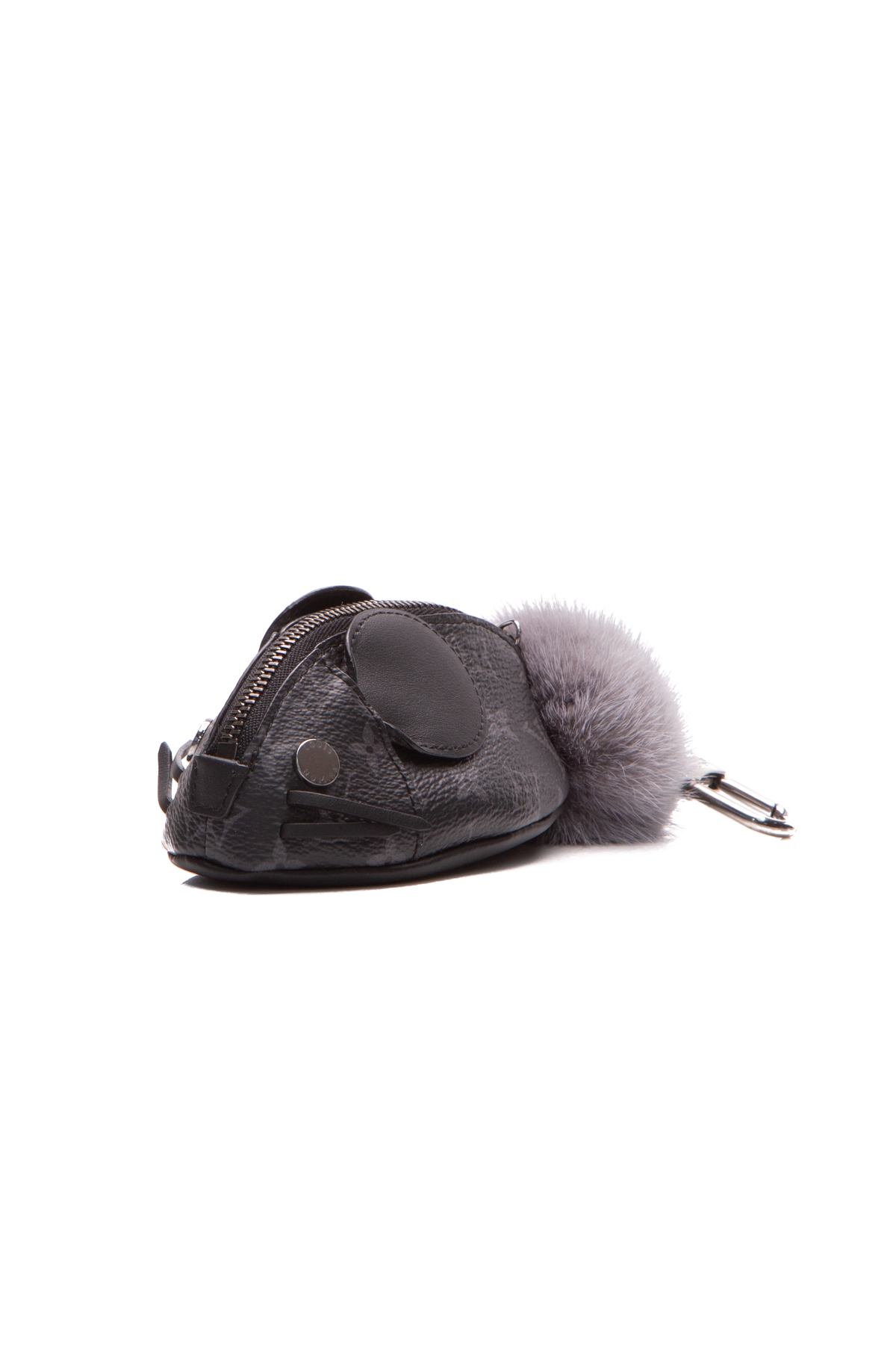 LV Chinchilla Pouch Bag Charm