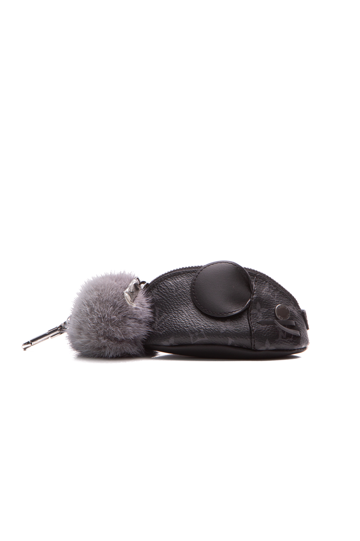 LV Chinchilla Pouch Bag Charm