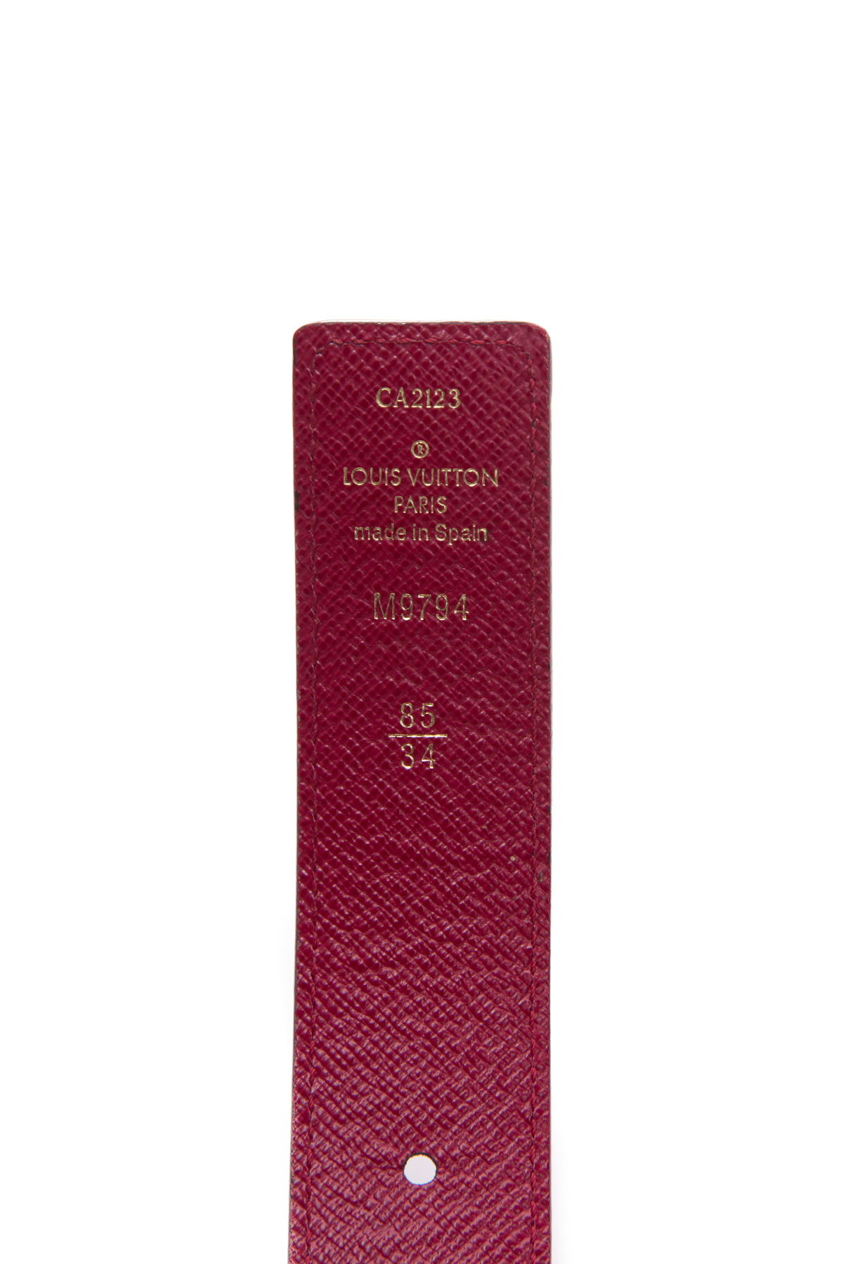 LV Initiales 30mm Reversible Belt - Size 34